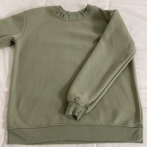 Sage green long sleeve sweater